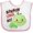 White and Pink, variant on Inktastic Mawmaw Loves Me Cute Turtle Boys or Girls Baby Bib