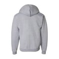 thumbnail image 2 of Men's Double Dry Action Fleece Full Zip Hood, Light Steel - XL, 2 of 10