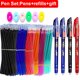 thumbnail image 2 of Juego de bolígrafos de Gel borrables Kawaii, Set de 20 y 2 unidades de tinta de Gel para escritura suave de 0,5mm, color azul, negro y rojo, material de papelería para escuela y oficina, 2 of 4
