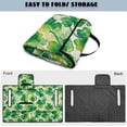 thumbnail image 5 of COEQINE Quilted Golf Cart Seat Cover, Folds Design with Handle for Easy Carry, Universal Fit 51.2x30.3 Inch for EZGO Yamaha Club Car 2-Seater, 4 Front Pockets, Watercolor Green Clover, 5 of 8