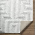 thumbnail image 3 of BoutiqueRugs Ashlyn Contemporary Area Rug - Cream, Light Slate - 5'3" x 7', 3 of 7