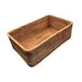 thumbnail image 3 of Cesta de almacenamiento de ratán, bandeja multiusos para perfumes, cesta de picnic, caja organizadora para 30CMX19CMX10CM, 3 of 9
