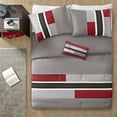 thumbnail image 2 of Mi-Zone Ensemble de Couette de Pipeline Pleine/Grand, Rouge, 2 of 5