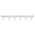 thumbnail image 1 of Anillos para pezones Jumpingount de moda Adornos para el cuerpo Accesorios decorativos Joyas Plata, 1 of 6