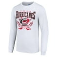 thumbnail image 2 of Men's Starter White Carolina Hurricanes Team Logo Graphic Long Sleeve T-Shirt, 2 of 3