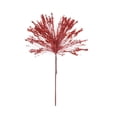 thumbnail image 2 of Christmas Glitter Decorative Branch Pick, Sparkly Holiday Decorative Spray Accent, Festive Vase Wreath Branch Decoration, Flexible Tassel Holiday Decor Branch for Vase, Mantel and Centerpiece, Red, 2 of 6