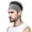 Grey, variant on Gray Women Headbands Polyester Moisture Wicking Athletic Cotton Terry Cloth Sweatband for Tennis, Basketball, Running, Gym, Working Out One Size