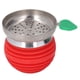thumbnail image 1 of Cuenco para cachimba de silicona, cuenco redondo portátil resistente al calor de manzana, accesorios para cachimba con protector contra el viento, 1 of 5