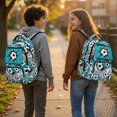 thumbnail image 3 of Kuiaobaty Soccer Ball Print Backpack for Boys 8-12 Roomy Backpack with Multi Pockets Graffiti Style Print Bookbags School Bag for School Camping, 3 of 7