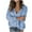 Blue, variant on Lovskoo 2024 Cardigan Sweaters for Women Open Front Long Sleeve Knitwear Solid Color Pullover Hollow Out Oversized Winter Outerwear Tops Blue