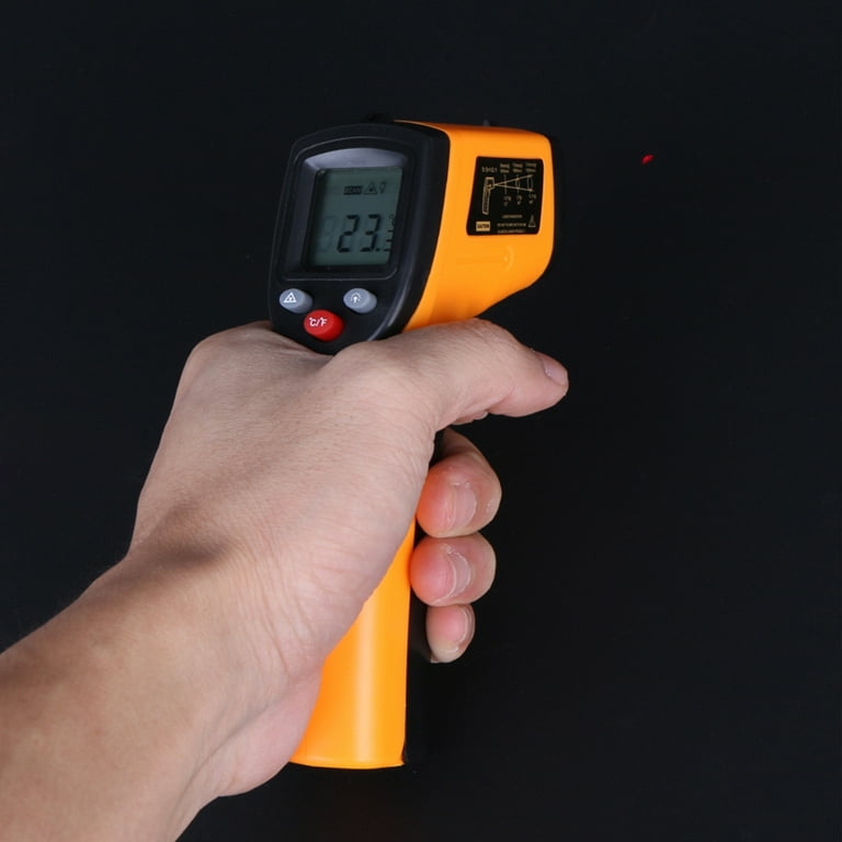 Thermometer Cooking Laser-Temperature Gun-High Temperature Non Contact  Laser-Pyrometer for Food Oven Industrial 87HA