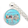 thumbnail image 1 of Collar con colgante de cabujón de cristal Kpop de 25mm, joyería k-pop Boys, accesorios para fanáticos de Bigbang, álbum Love Yourself, joyería para mujeres, 1 of 4
