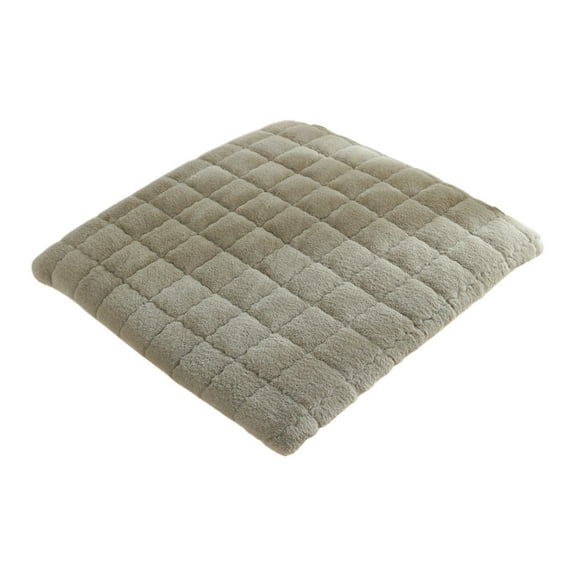 Tahtuvzn 15x15" Seat Cushion Chair Cushions Thicken Soft Pad Winter Warm Office Sit Mat Feelers Stool, Gifts for Yourself, Gray