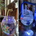 thumbnail image 1 of CBFFDC Fish Bowl Transparent Smooth Plastic Aquarium Round Fish Bowl Fish Transparent Bowl, 1 of 6