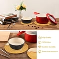 thumbnail image 6 of SKYSONIC Ice Cream Trivets Set of 2 Kitchen Decoration Pot Holders Set Heat Resistant Pot Holders Set for Hot Dishes/Pot/Bowl/Teapot/Hot Pot Holders, 6 of 7