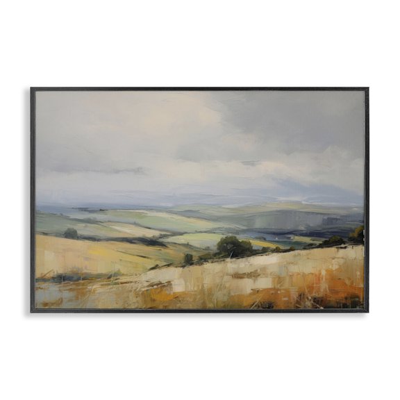 Stupell Industries Neverending Landscape Horizon Black Framed Giclee Art design by LSR Creative Studio, 12 x 18