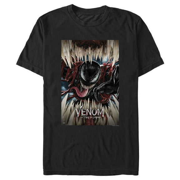 Men's Marvel Venom: Let There be Carnage Razor Teeth  Graphic Tee Black 2X Large