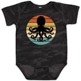 thumbnail image 3 of Inktastic Octopus Retro Vintage Sunset Boys or Girls Baby Bodysuit, 3 of 5