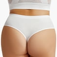 thumbnail image 4 of Pantalones de control abdominal de cintura alta para mujer - Mezcla de algodón transpirable - Faja posparto - Cintura elástica - Tallas S-XXXXXL, 4 of 5