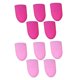thumbnail image 1 of 10 Piezas Removedor de Esmalte de Uñas, Limpiador de Tapas, Abrazadera de Envoltura de Silicona Flexible Macarena Removedor de uñas de silicona, 1 of 7