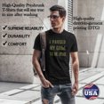 thumbnail image 5 of Greenyef Graphics I Paused My Game to Be Here Gamer Gift Funny Tee Men's T-Shirt Style-31 (Black & Military Green, X-Large), 5 of 6