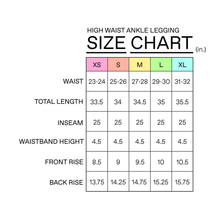 bangyoudaoo High Waist Ankle Length Compression Leggings with Elastic Free  Waistband