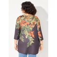 thumbnail image 2 of Catherines Women's Plus Size V-Neck Placement Print Top, 2 of 5
