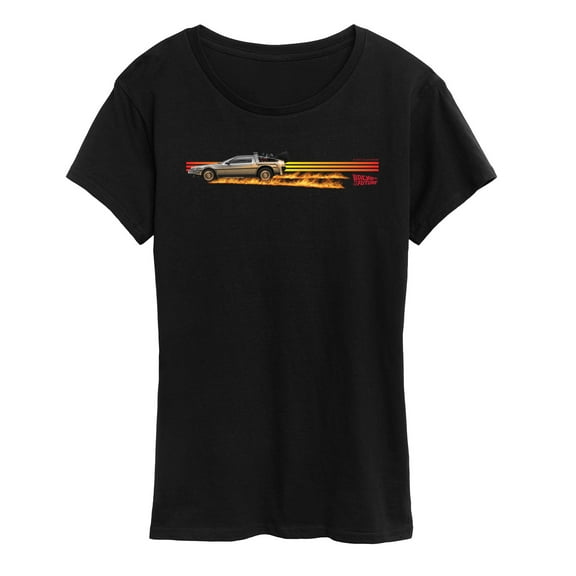Back To The Future - Delorean - Women's Short Sleeve Graphic T-Shirt