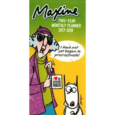 Maxine 2017 2018 Two Year Monthly Pocket Planner Walmart Com