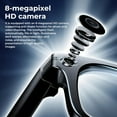 thumbnail image 4 of Tigebraver Lunettes Intelligentes avec Caméra 4K, Traduction en Temps Réel et Assistant Vocal IA, Réduction du Bruit et Musique, Capture de Vidéos HD et de Photos pour Femmes Hommes, 4 of 12