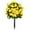 Yellow, variant on 1 Pack Artificial Topiary Ball Trees With Ground Spike For Outdoor,Simulated Rhododendron,Uv Resistant Faux Greenery Shrubs, Realistic Fake Bushes Plants For Garden,Yard,Front Porch, Patio Decor