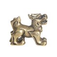 thumbnail image 2 of Estatua Creativa de Kylin de Latón en Miniatura Feng Shui Qilin Estatuilla de Cobre Escultura de Animal Realista para Dormitorio Colección de Decoraci Estilo B Fernando Estatua de latón Kylin, 2 of 5