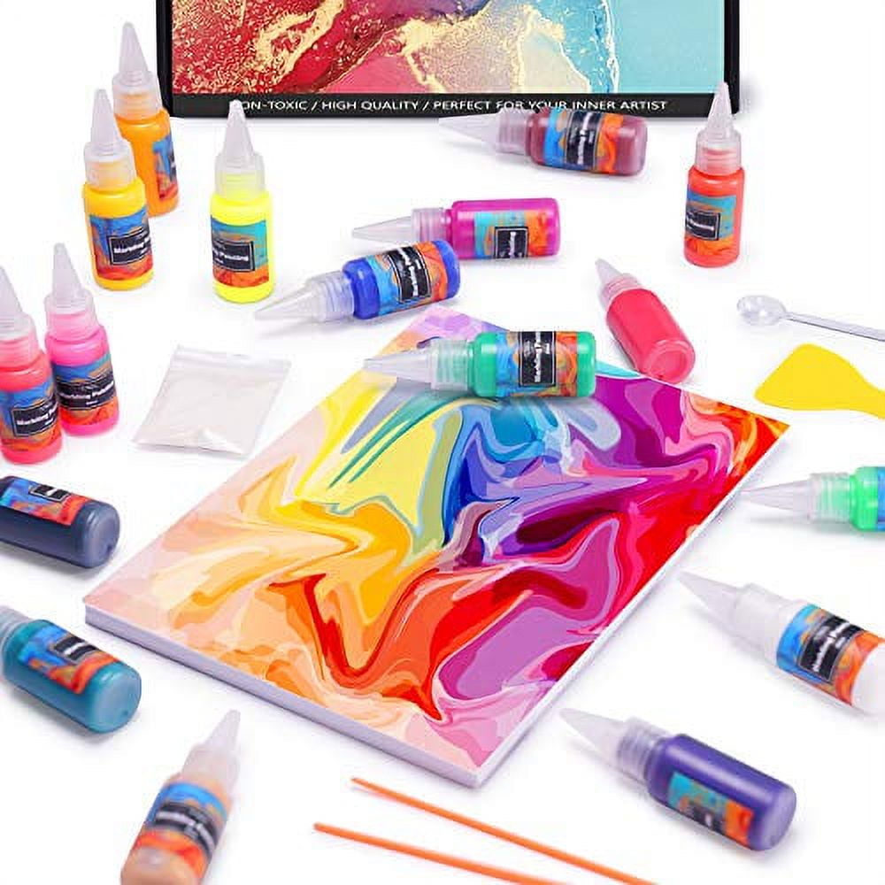 Water Marbling Paint Art Kit for Kids - Arts and Russia