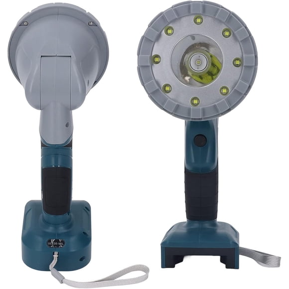Nueva Luz LED de Mano para Makita/Bosch/Dewalt/Milwaukee/Einhell/Black decker Batería Li-ion de 20v 18V Linterna de Trabajo LED de 1600 Lúmenes Lámpara Foco
