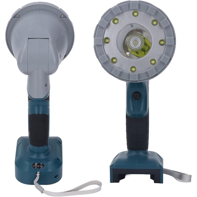 Nueva Luz LED de Mano para Makita/Bosch/Dewalt/Milwaukee/Einhell/Black decker Batería Li-ion de 20v 18V Linterna de Trabajo LED de 1600 Lúmenes Lámpara Foco