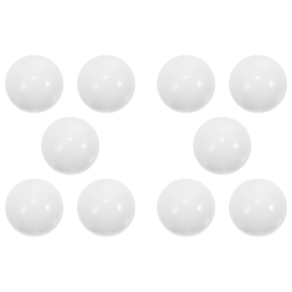 USHOBE 10pcs White Acrylic Festival Wheel Beads for DIY Party Games and Roulette Wheel Accessories