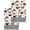 White, variant on Farmhouse Rooster Kitchen Dish Towels for Drying Dishes Set of 3, Vintage Watercolor Flowers Black Plaid Waffle Weave Microfiber Hand Tea Bathroom Towels Quick Dry & Absorbent Towel 12x12