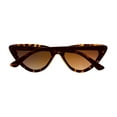 thumbnail image 3 of Lucky Brand Womens Tortoise Plastic Cateye Sunglass, Brown Lens D2004, 3 of 7