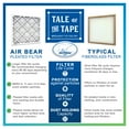 thumbnail image 2 of Air Bear MERV 8 14x25x1 Pleated Air Filter 8-pack (Actual Size: 13.5x24.5x.75), 2 of 7