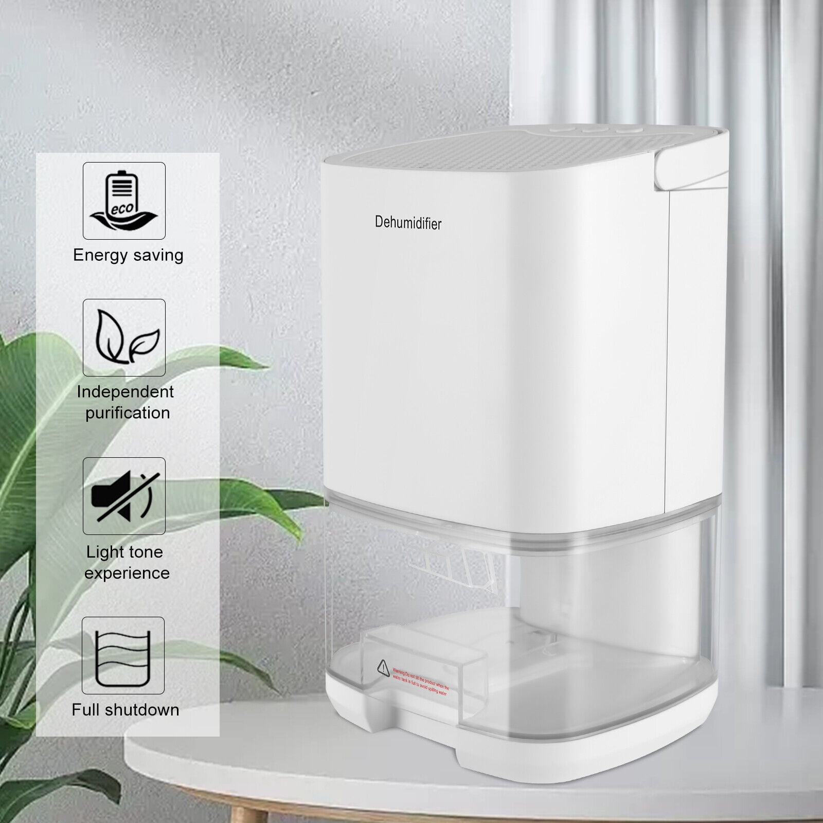Electric Dehumidifier Tank Dehumidifier For Home Condensation Moisture Damp Portable Dehumidifier
