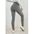 thumbnail image 2 of Stretchy and Stylish: High Waist Gray Leggings with Ribbed Texture - [ZhiHiMeRi] | (US 8-10)M,Gray, 2 of 7