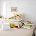thumbnail image 5 of YST Dragonfly 7-Piece Comforter Set, Garden Flowers Sunflower, Full, 5 of 5