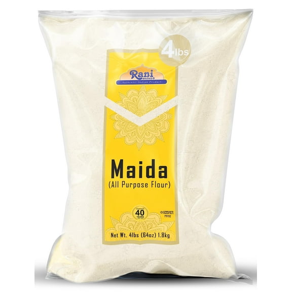 Rani Maida Flour (Indian All Purpose Flour) 64oz (4lbs) 1.81kg, Bulk ~ All Natural | Vegan | Kosher | Indian Origin
