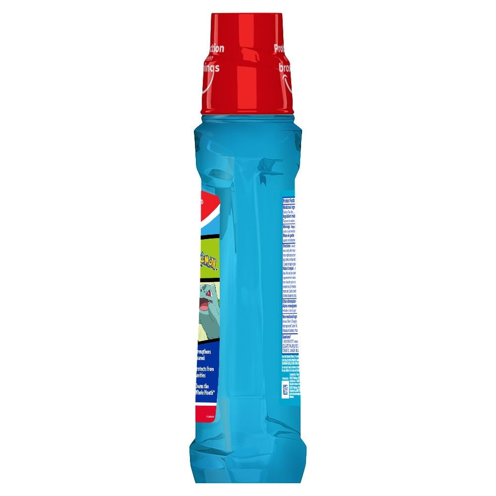 Rince-bouche au fluorure anticarie pour enfants Colgate ® Pokémon, sans alcool, 500 mL Rince-bouche Colgate ® Pokémon