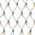 150Count Red LED Net Christmas Lights with Green Wire, 24 Sq. Ft., Holiday Time