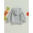 thumbnail image 4 of Canis Boy's Fall Hoodies - Halloween Sweatshirt Long Sleeve Letter Pullover, 4 of 9