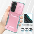 thumbnail image 7 of for Samsung Galaxy S24 Case with Built-in Camera Lens Slide Cover, Heavy-Duty Shockproof Rugged Case Heavy Duty Bumper Shockproof Phone Cover for Samsung Galaxy S24,Rosegold, 7 of 7