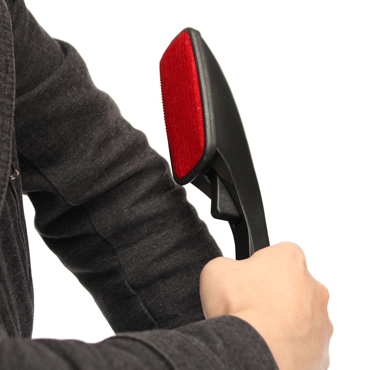 Black&amp;Red Lint Brush Fabric Pet Hair Remover Fluff Dust Cleaning