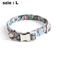 thumbnail image 2 of Collar de perro con nudo de algodón, correa para perro para niña, cierre de metal de seguridad, collar ajustable para perro, 2 of 5