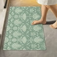 thumbnail image 2 of Dreamtimes Luxury Bathroom Rug Set 2 PCS, Paisley Boho Soft Absorbent Bath Rug and U-Shaped Contour Toilet Rug, Non-Slip Bath Carpet, Machine Wash Dry, Bath Mats for Bathroom, 17.3"x13.4"+23.6"x15.7", 2 of 4